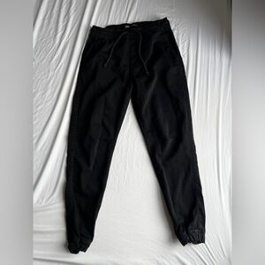 Zara Men’s Denim Dnwr Black Drawstring Joggers  Medium 31